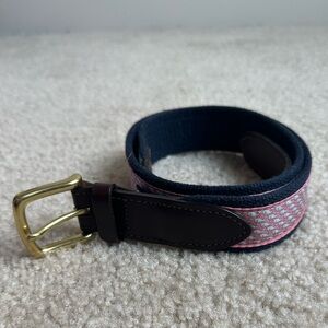 Vineyard Vines Whale Canvas Club Belt, Men’s Size 34